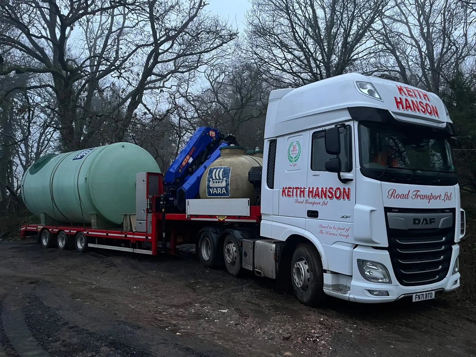 Tank installation